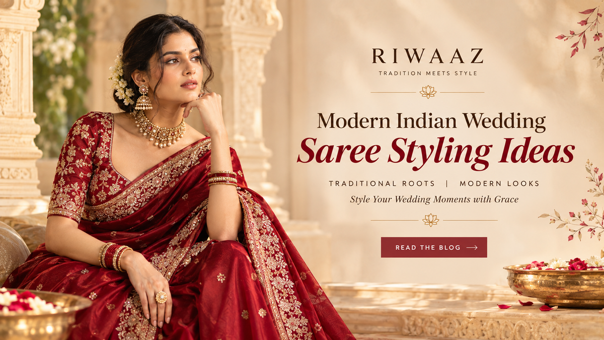 Modern Saree Styling Ideas for Weddings & Parties