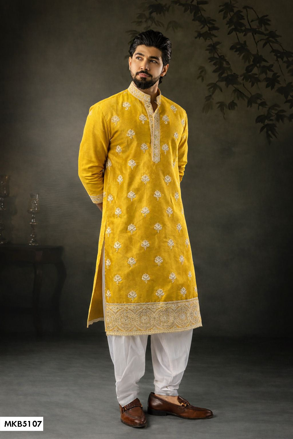 OUR NEW FESTIVE WEAR MEN's KURTA WITH BOTTOM COLLECTIONS MKB5107