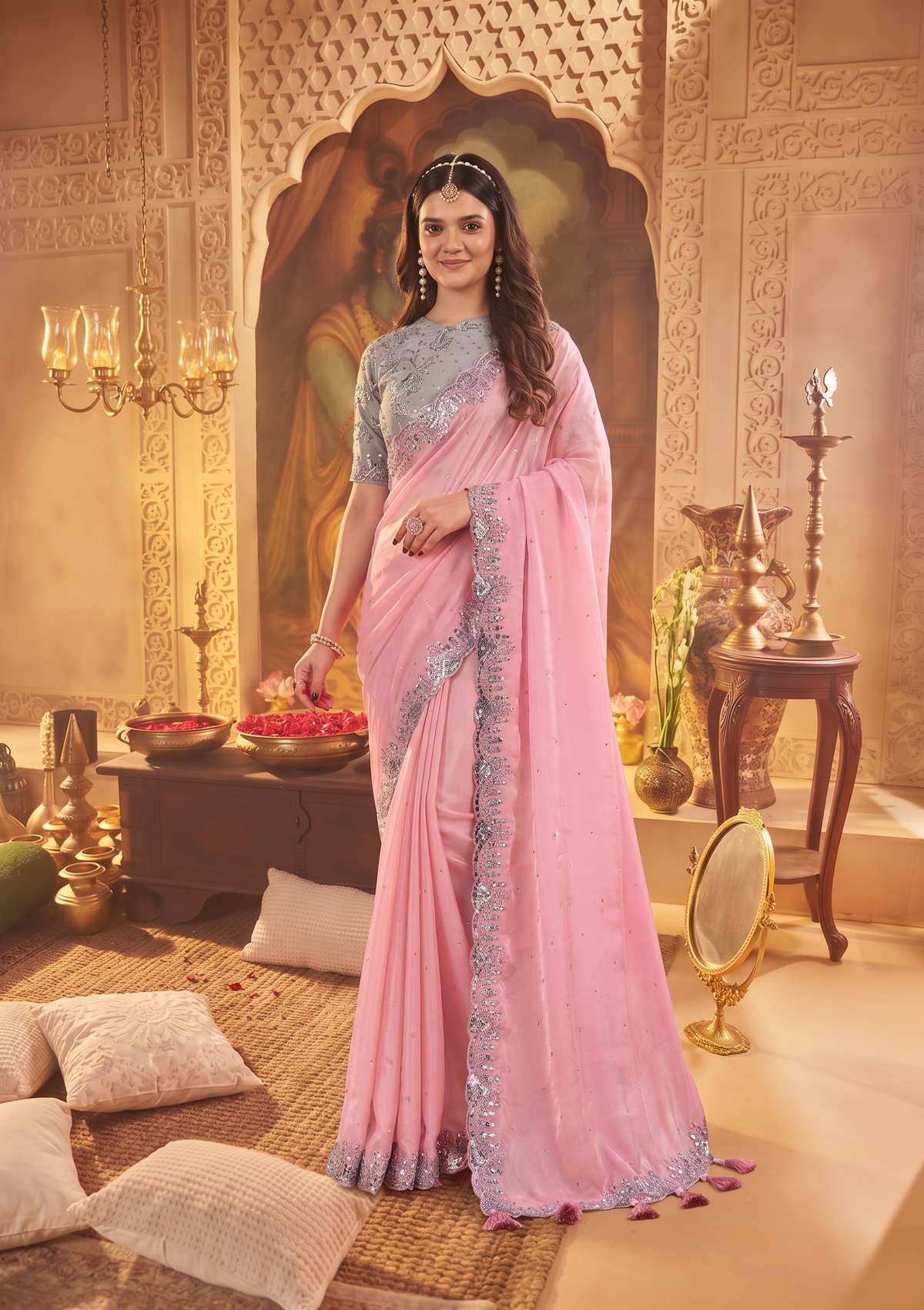 PARTY WEAR DESIGNER SAREE 24521