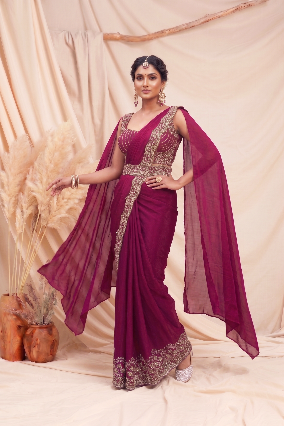 PARTY WEAR DESIGNER SAREE 25308