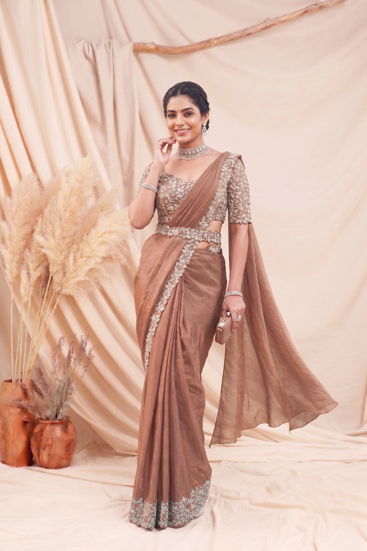 PARTY WEAR DESIGNER SAREE 25312