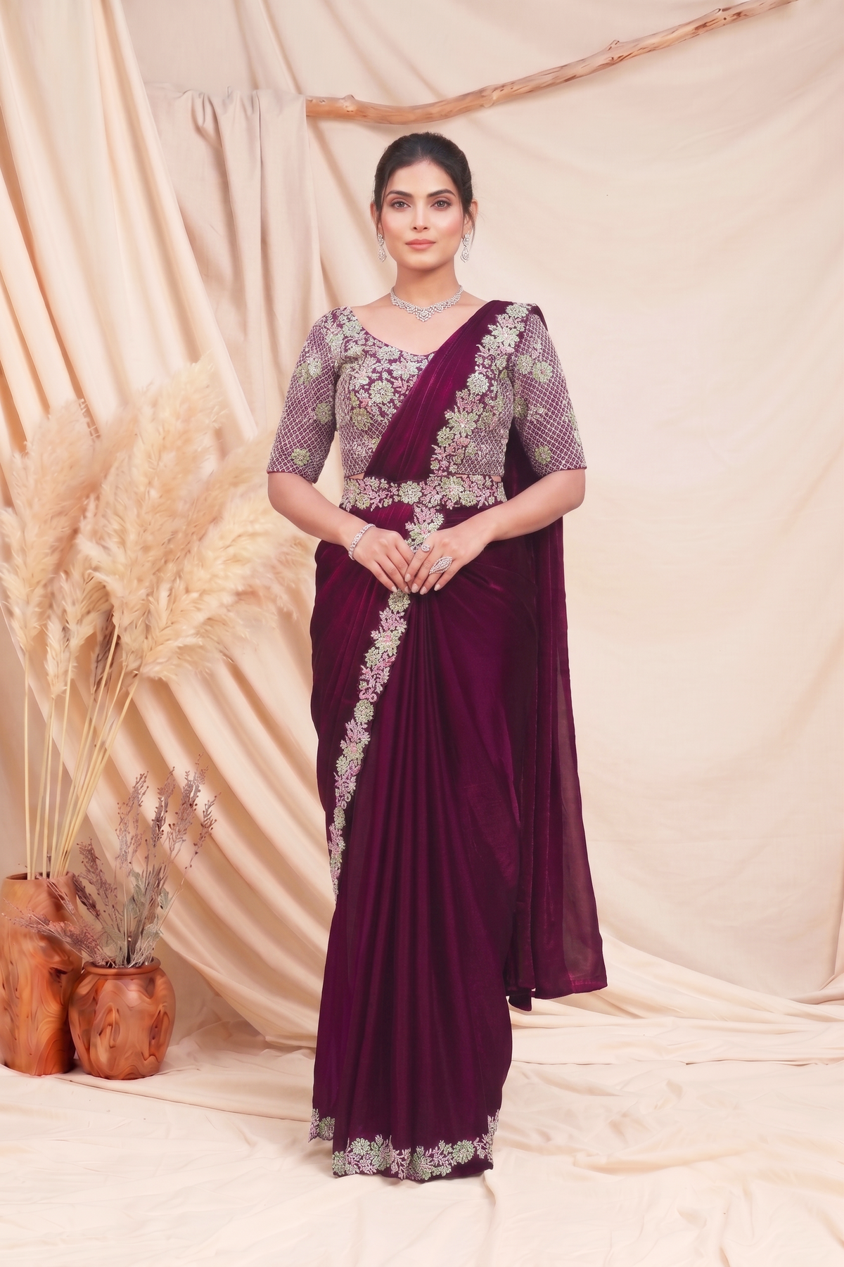 PARTY WEAR DESIGNER SAREE 25314