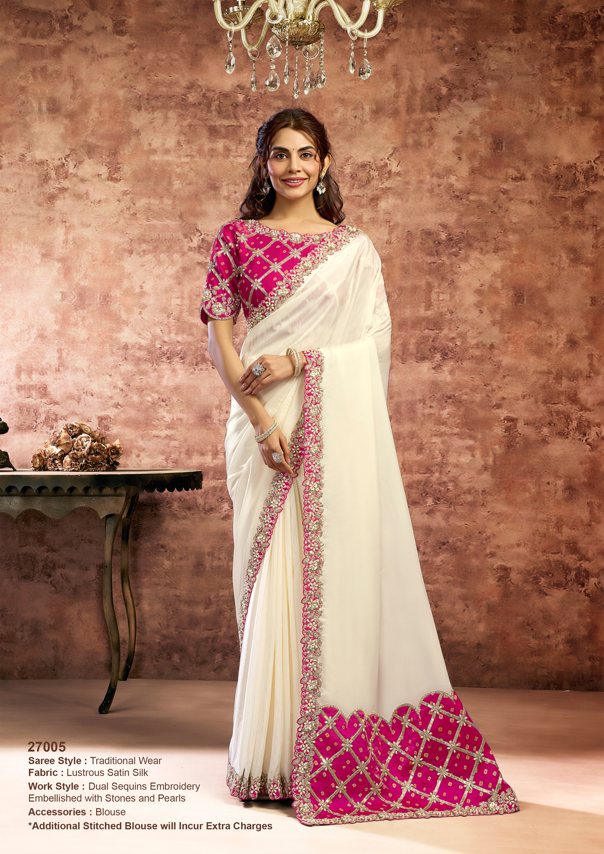 OUR NEW PREMIUM DESIGNER SAREE COLLECTION 27005