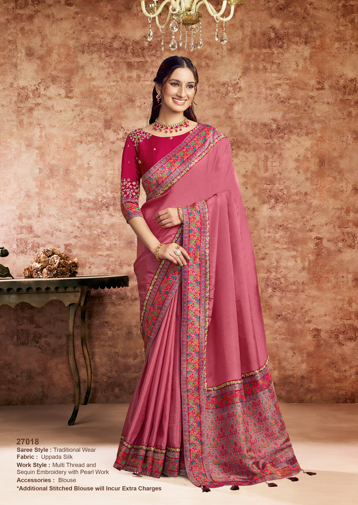 OUR NEW PREMIUM DESIGNER SAREE COLLECTION 27018