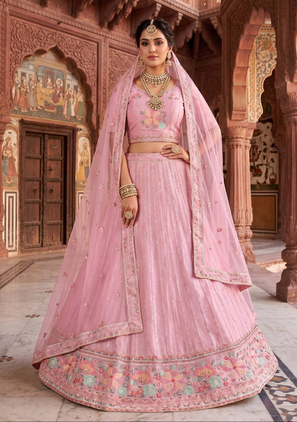 OUR NEW DESIGNER LEHENGA CHOLI COLLECTIONS N2790-C