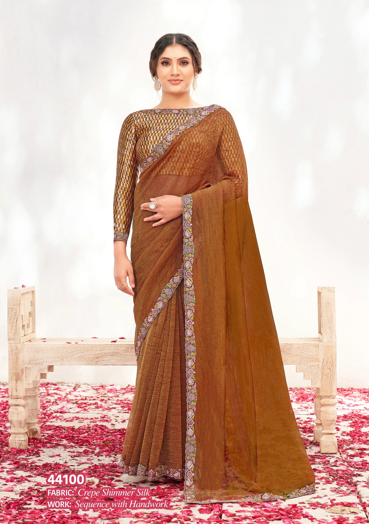 FESTIVE WEAR DESIGNER SAREE COLLECTIONS 44100
