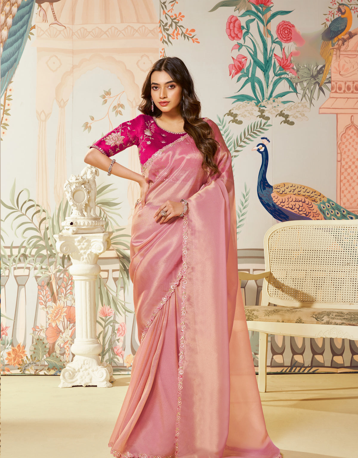 PARTY WEAR DESIGNER SAREE 44308