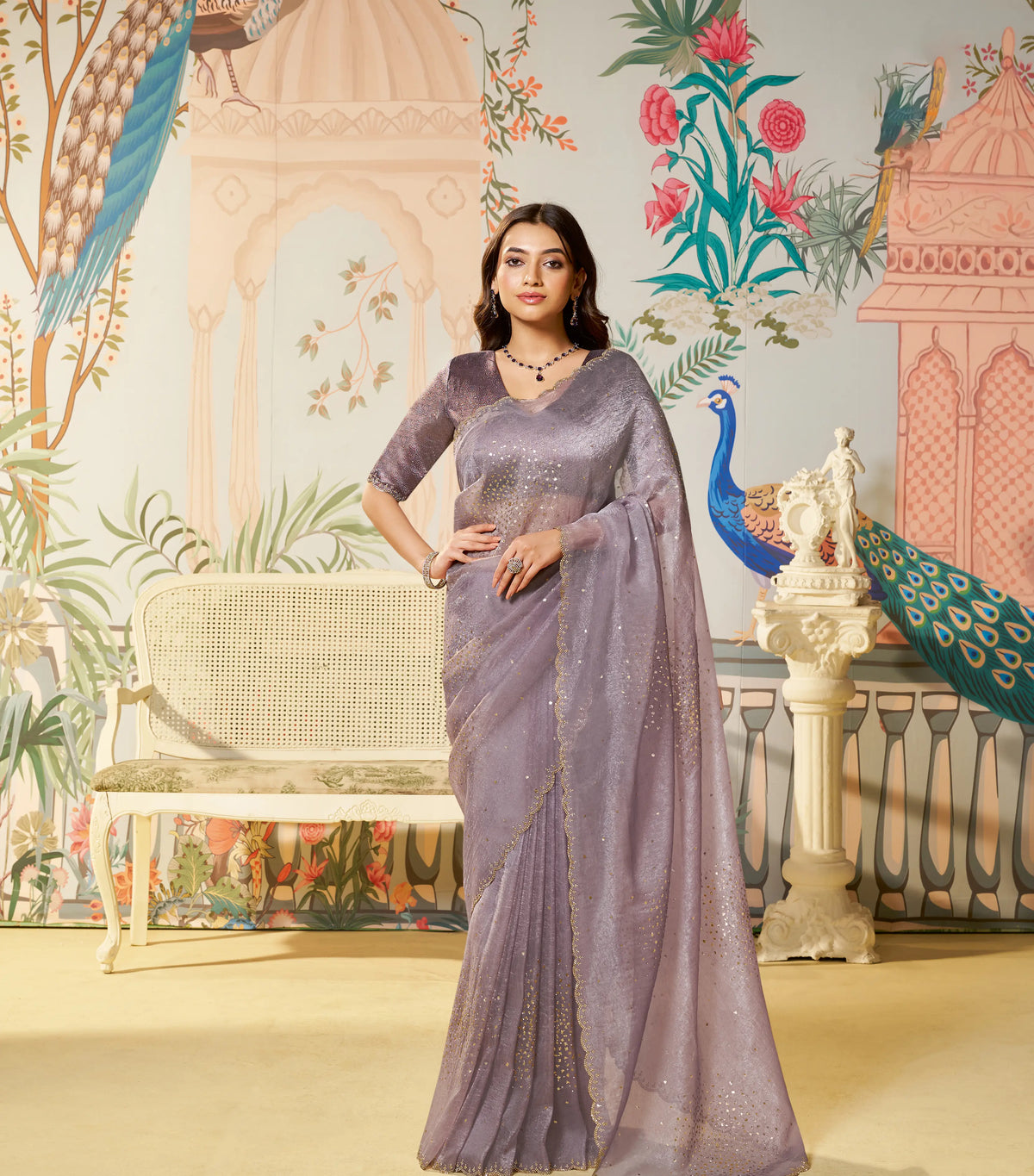 PARTY WEAR DESIGNER SAREE 44313