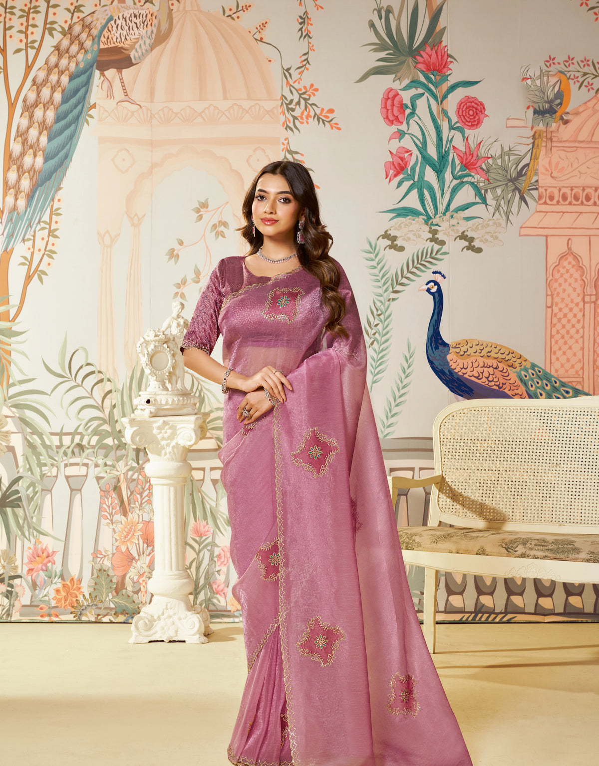 PARTY WEAR DESIGNER SAREE 44315
