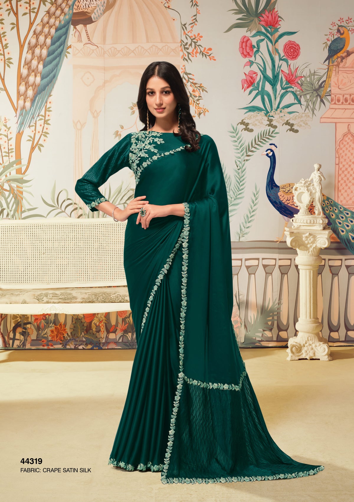 PARTY WEAR DESIGNER SAREE 44319