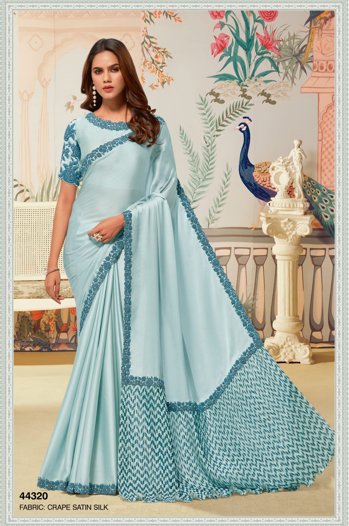 PARTY WEAR DESIGNER SAREE 44320