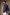 Dark navy blue long-sleeve kurta .