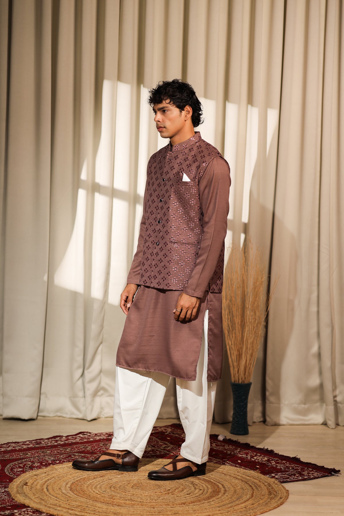 OUR NEW FESTIVE WEAR MEN's KURTA WITH BOTTOM COLLECTIONS MKB5284