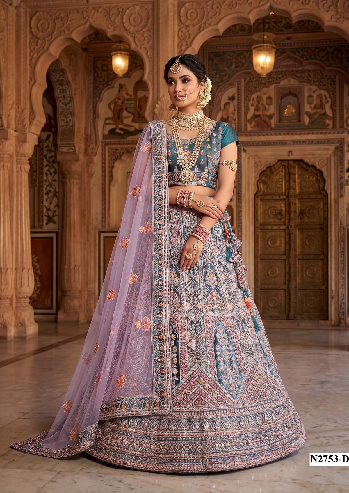 OUR NEW DESIGNER LEHENGA CHOLI COLLECTIONS N2753-D