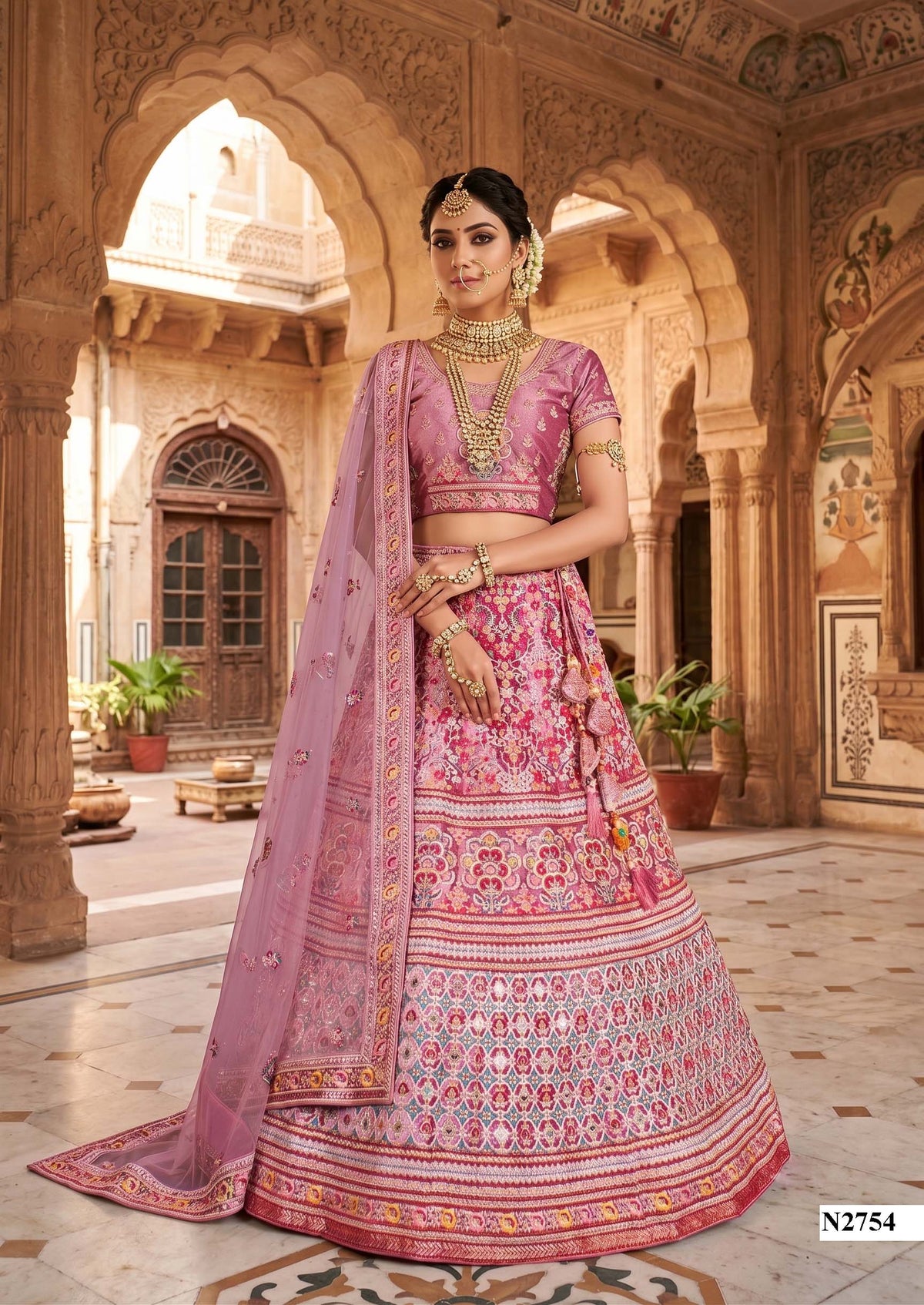 OUR NEW DESIGNER LEHENGA CHOLI COLLECTIONS N2754