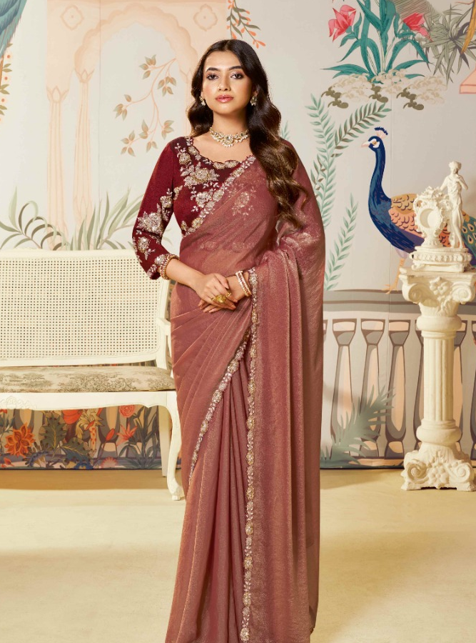 PARTY WEAR DESIGNER SAREE 44304